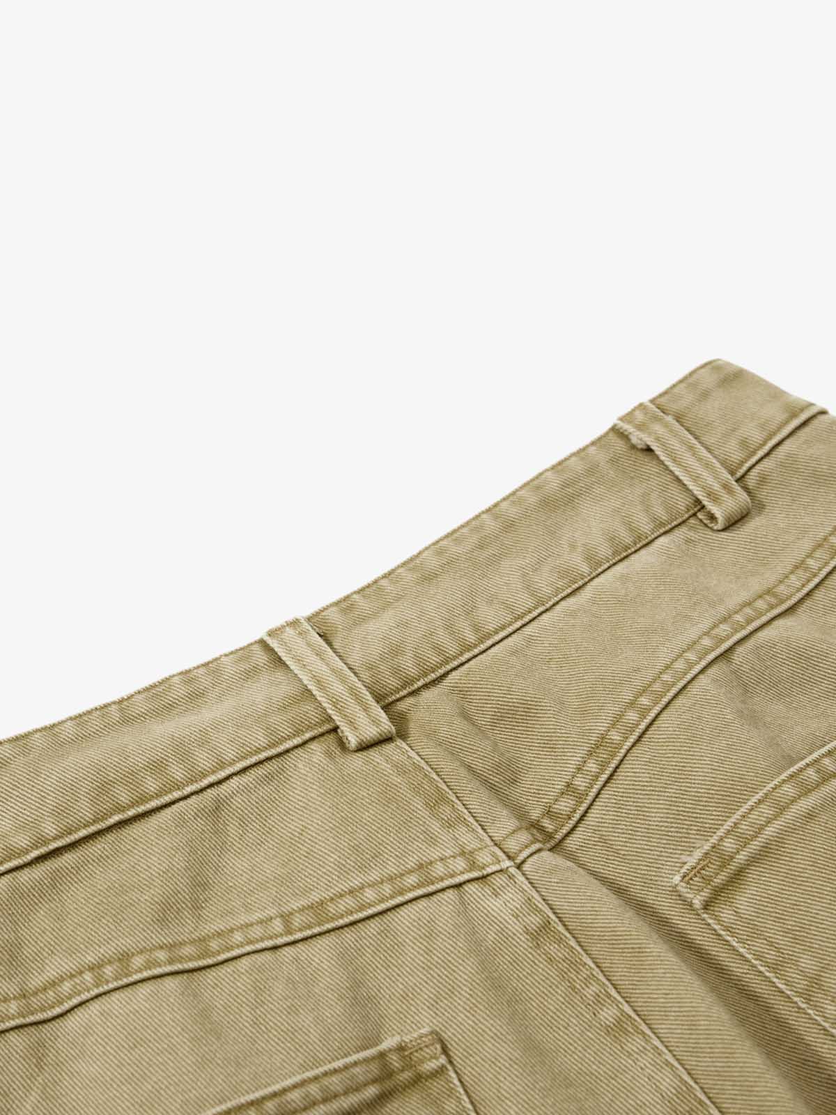 Street Detachable Belt Baggy Pants