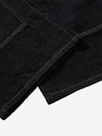 Dark Gothic Graphic Wide-Leg Jeans