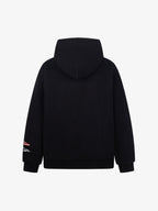 Detachable Hair Clip Decoration Zip Up Hoodie