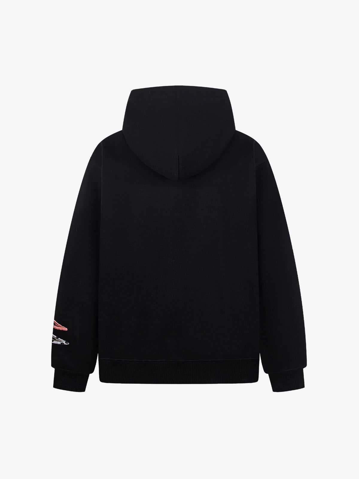 Detachable Hair Clip Decoration Zip Up Hoodie