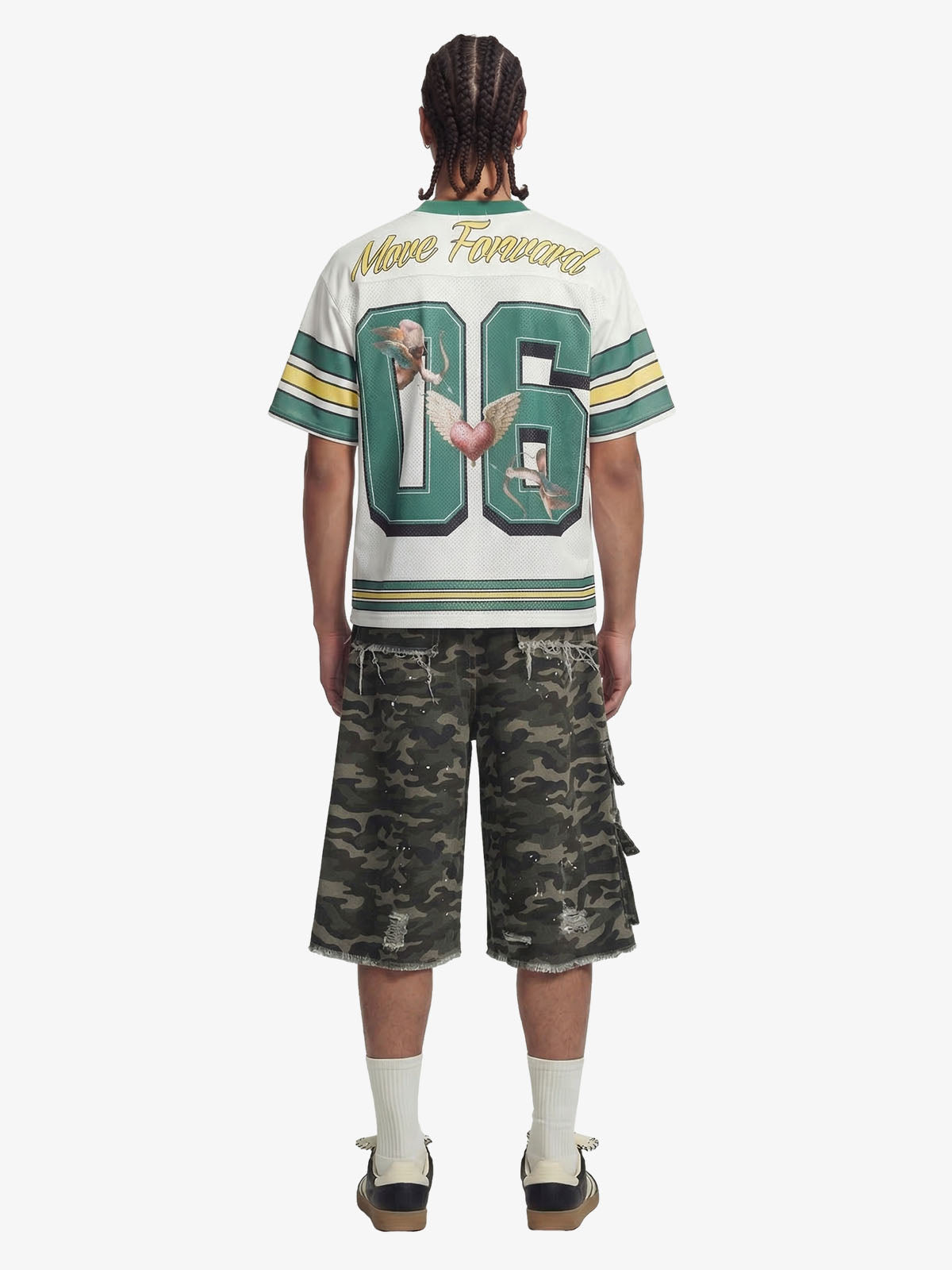 Sports Jersey V-Neck T-Shirt