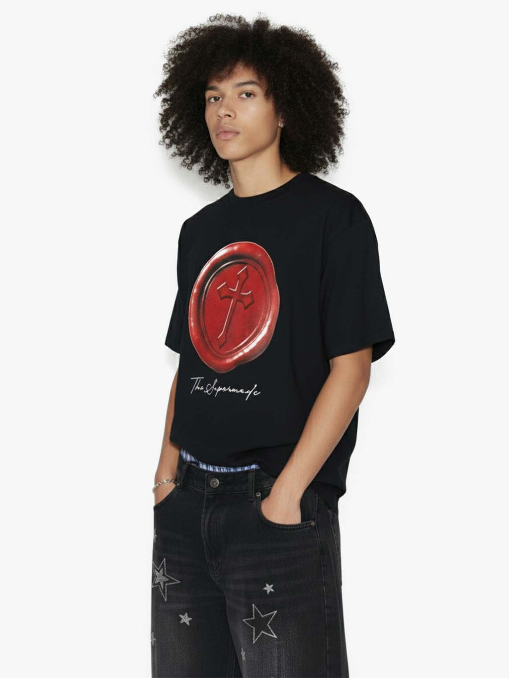 Wax Seal Cross Graphic T-Shirt