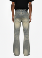 Vintage Washed Flare Jeans