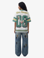 Sports Jersey V-Neck T-Shirt