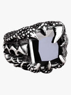 Gothic Claw Stone Open Ring