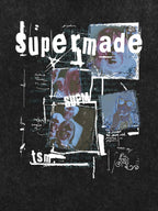 Washed Vintage Collage Graphic T-Shirt