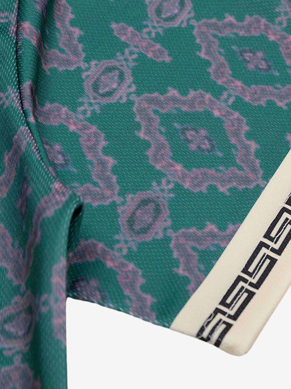Retro Baroque Pattern Jersey T-Shirt