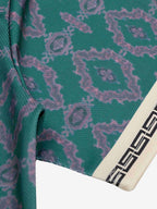 Retro Baroque Pattern Jersey T-Shirt