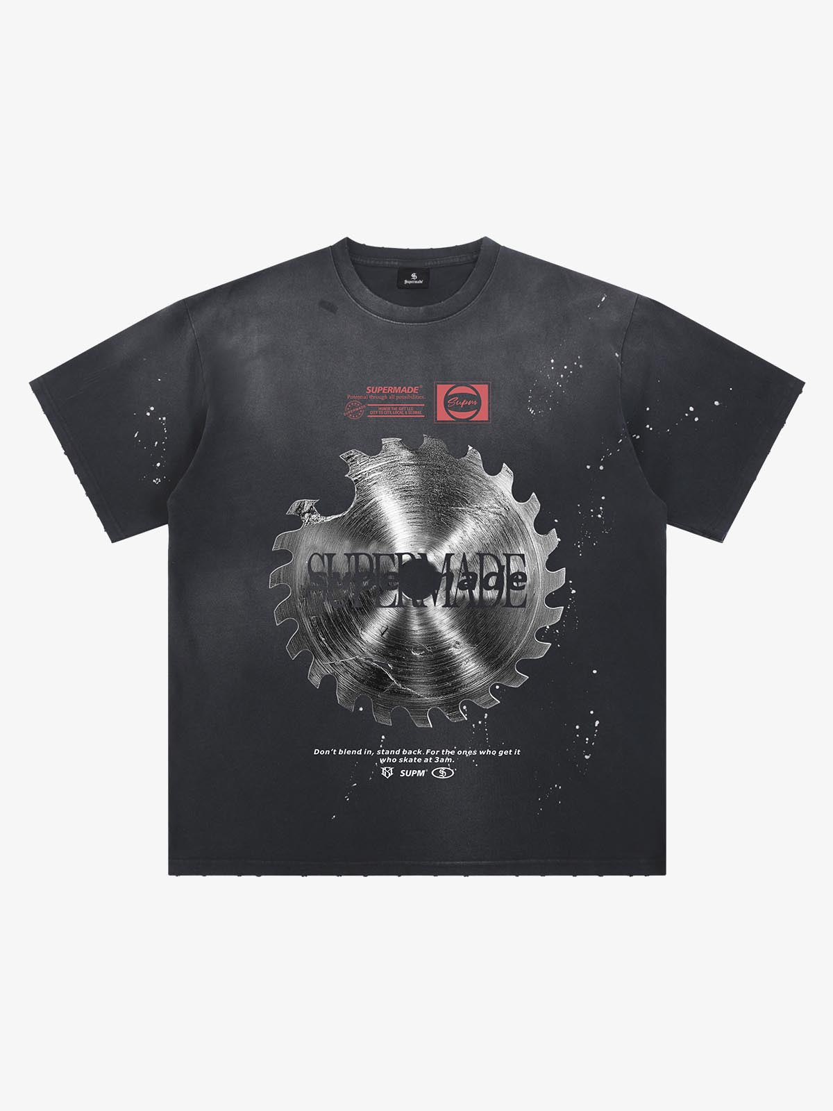 Industrial Saw Blade Graphic T-Shirt