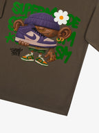 Street Cartoon Sneaker Graffiti Sneaker T-shirt