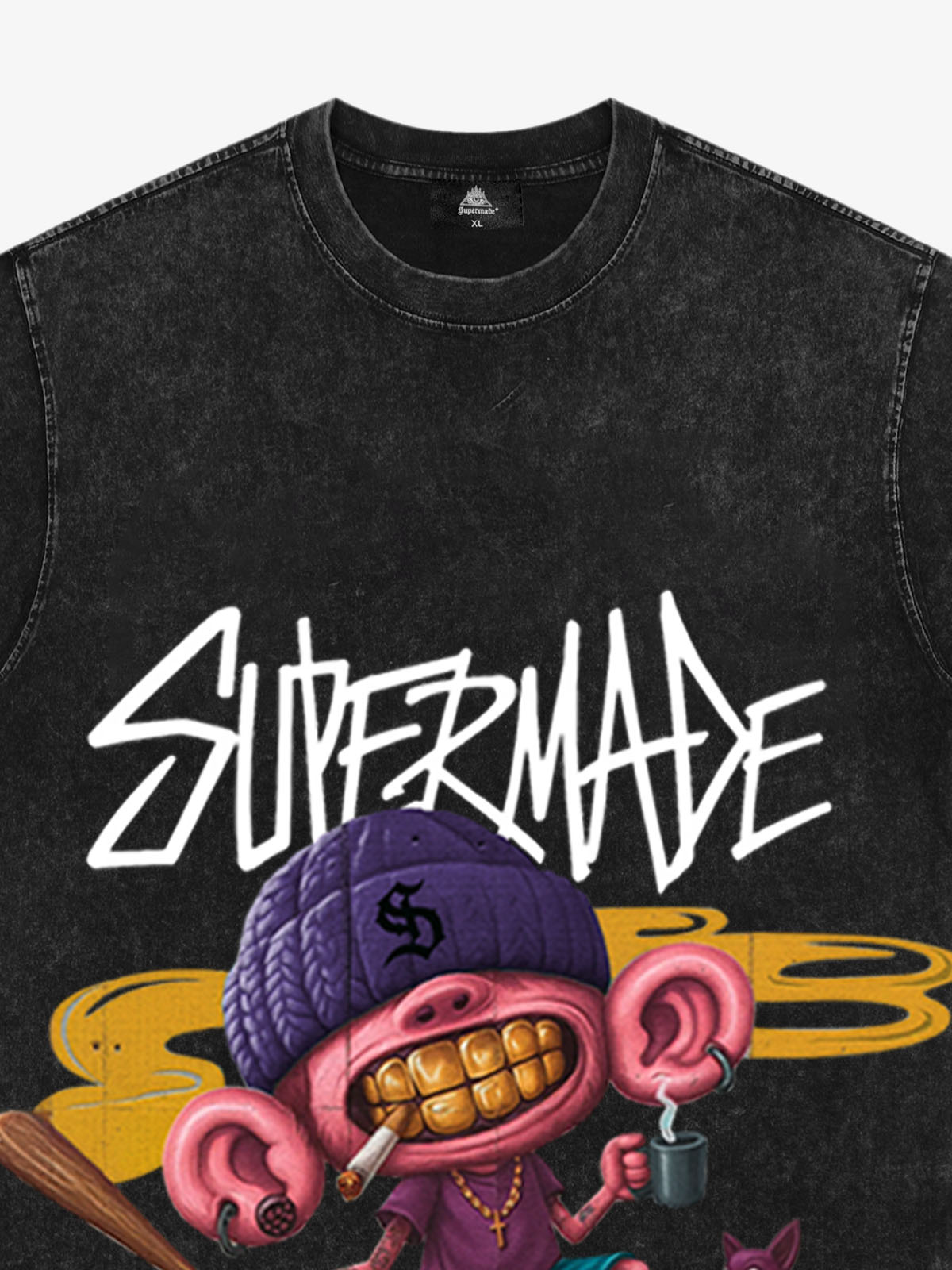 Theprecipice Cartoon Graffiti Trendy Weird Kid T-Shirt