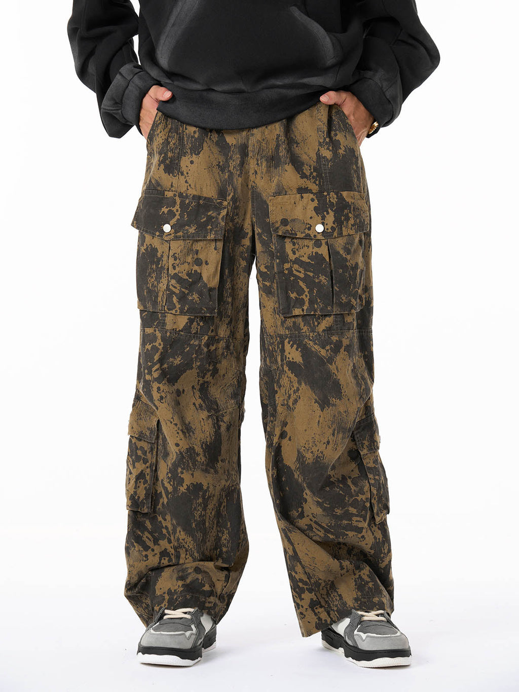 Hip-Hop Camouflage Multi-Pocket Cargo Pants