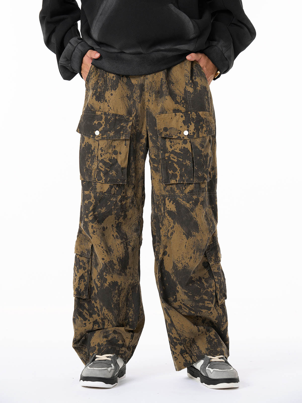 Hip-Hop Camouflage Multi-Pocket Cargo Pants