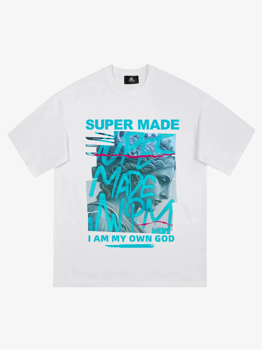 precipice Blue Art Graffiti Pattern T-Shirt