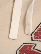 Retro Color-Block Letter Print Baggy Pants