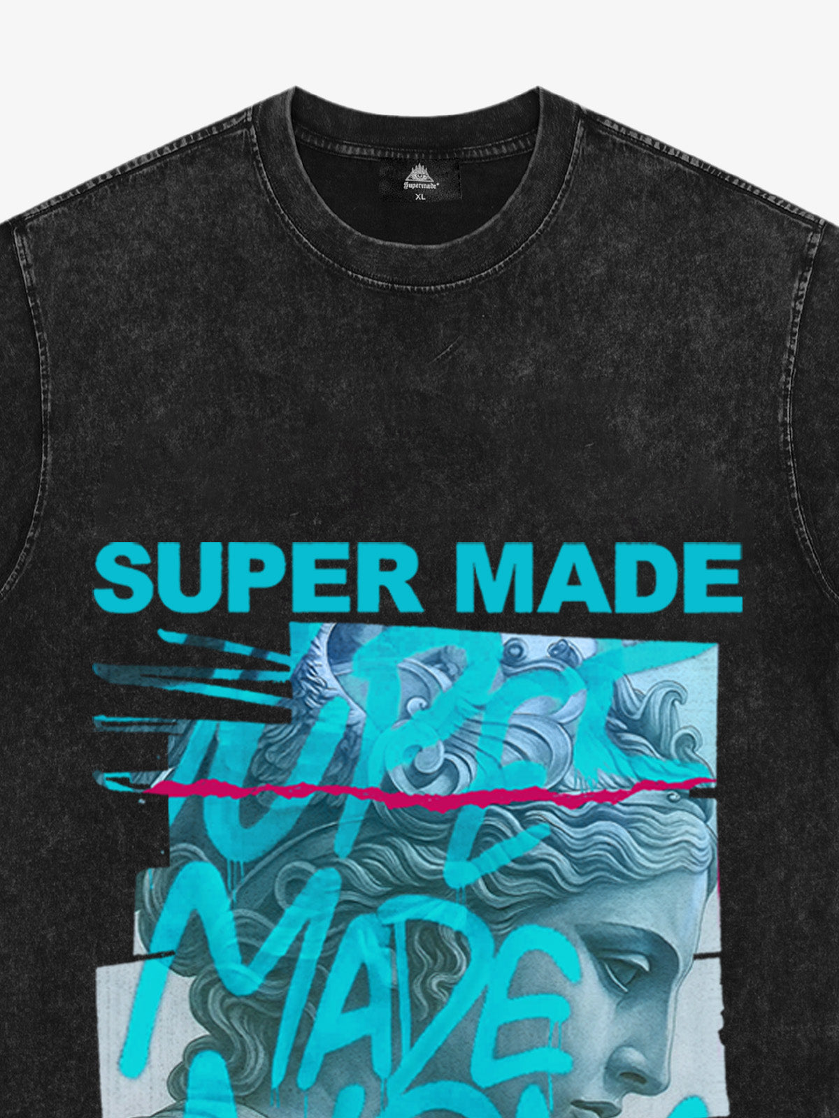 precipice Blue Art Graffiti Pattern T-Shirt
