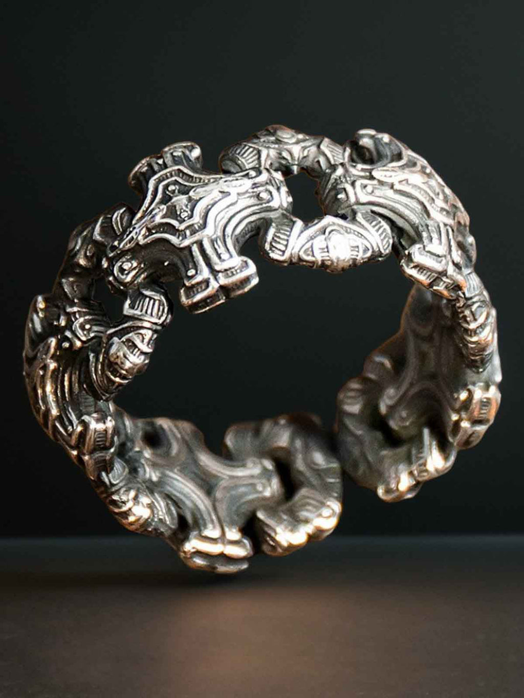 Vintage Cross Band Ring
