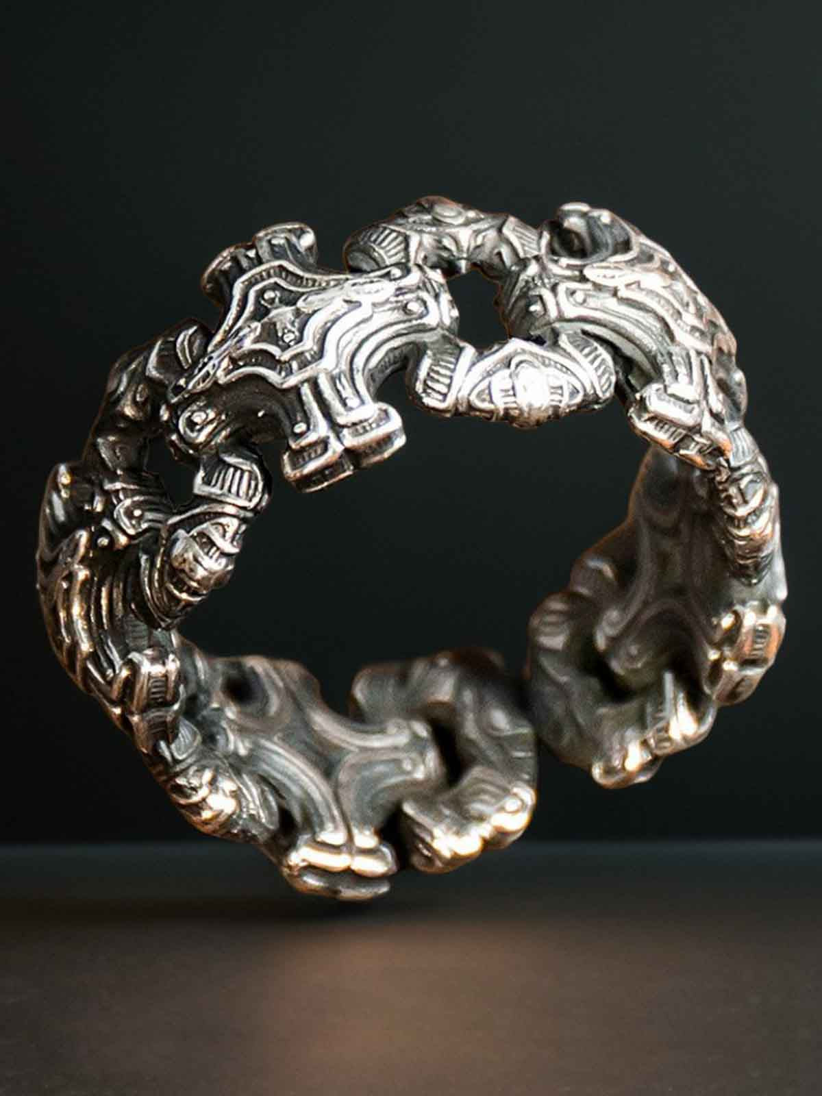 Vintage Cross Band Ring