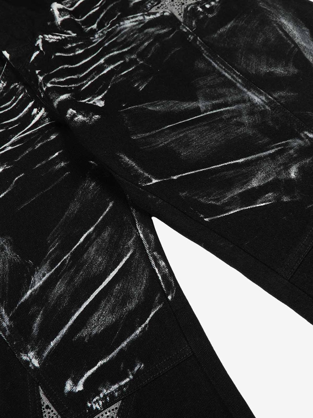 Street Star Painted Barrel Jeans