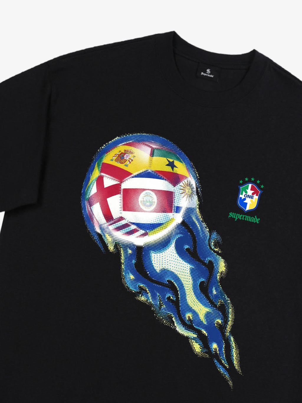 Flag Soccer Ball Graphic T-Shirt