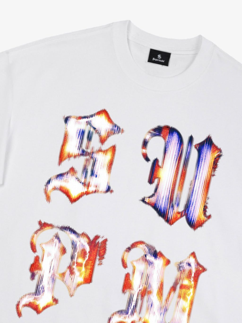 Glitch Gothic Graphic T-Shirt