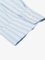 Fun Graffiti Striped Graphic Button-Up Shirt