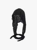 Vintage Lace Hollow Crochet Long Strap Headscarf Hat