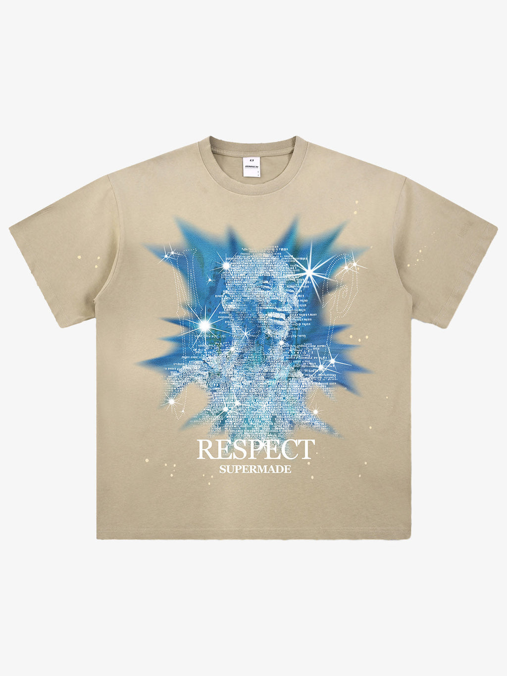 Nostalgic Starlight Basketball Legend Graphic Ink Splatter T-Shirt