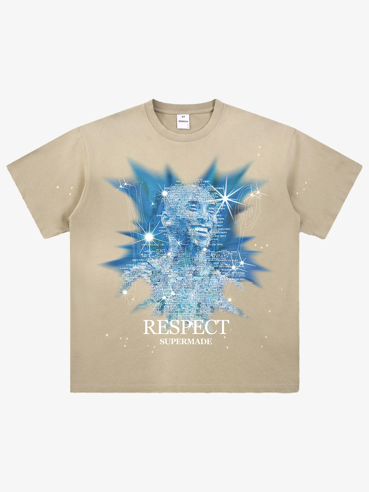 Nostalgic Starlight Basketball Legend Graphic Ink Splatter T-Shirt