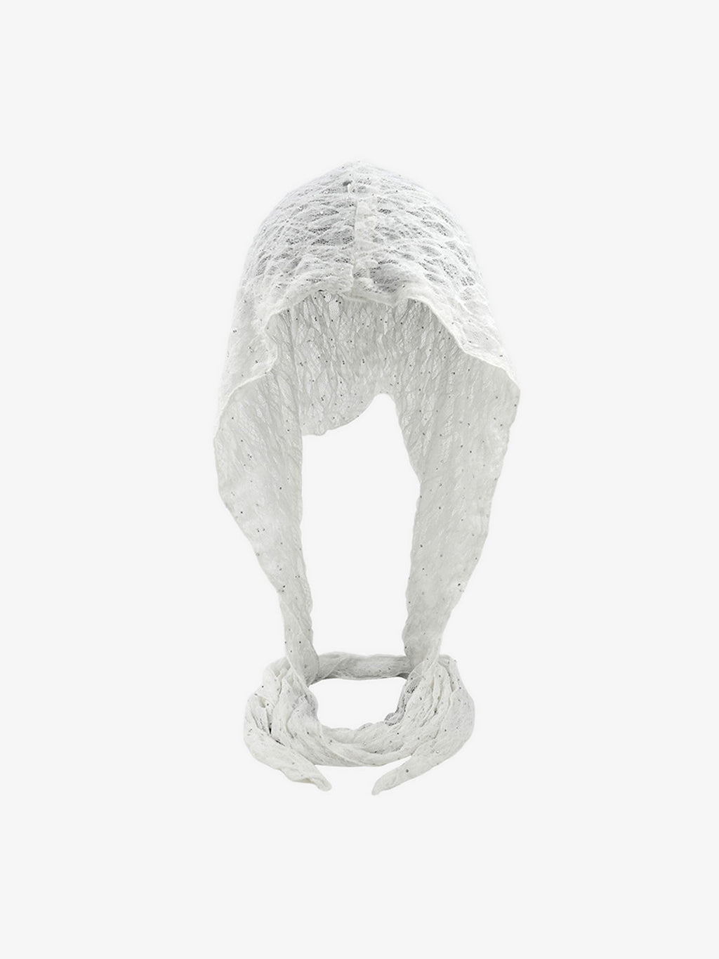 Vintage Lace Hollow Crochet Long Strap Headscarf Hat
