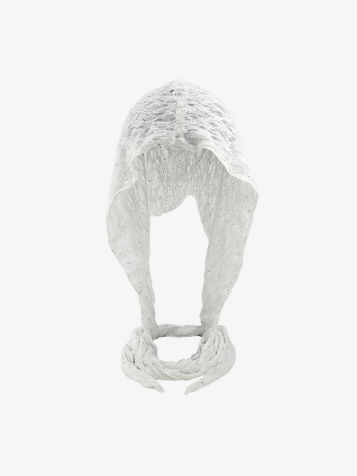 Vintage Lace Hollow Crochet Long Strap Headscarf Hat