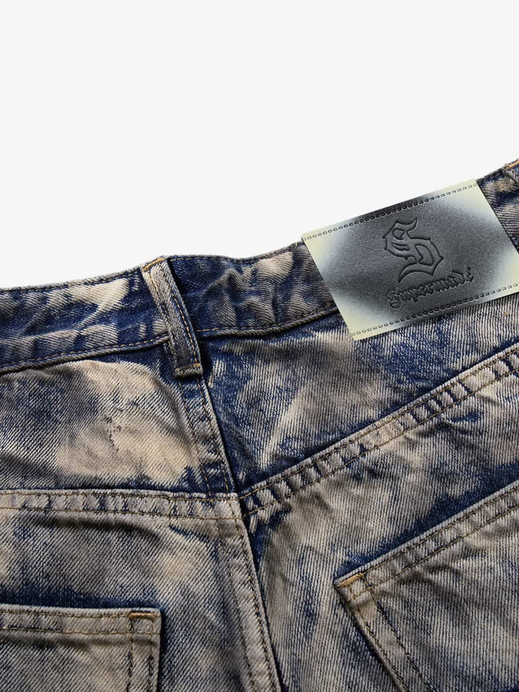 Vintage Acid Wash Tie-Dye Jeans