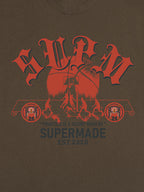 SUPM Slogan Graphic Retro Streetwear T-Shirt