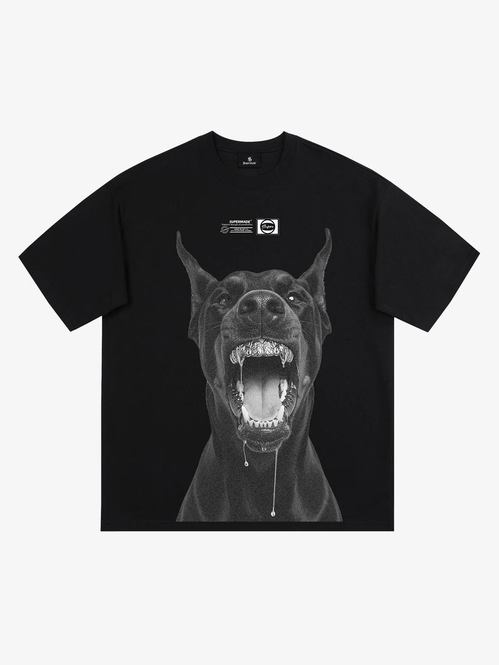 Snarling Doberman Graphic T-Shirt