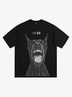 Snarling Doberman Graphic T-Shirt