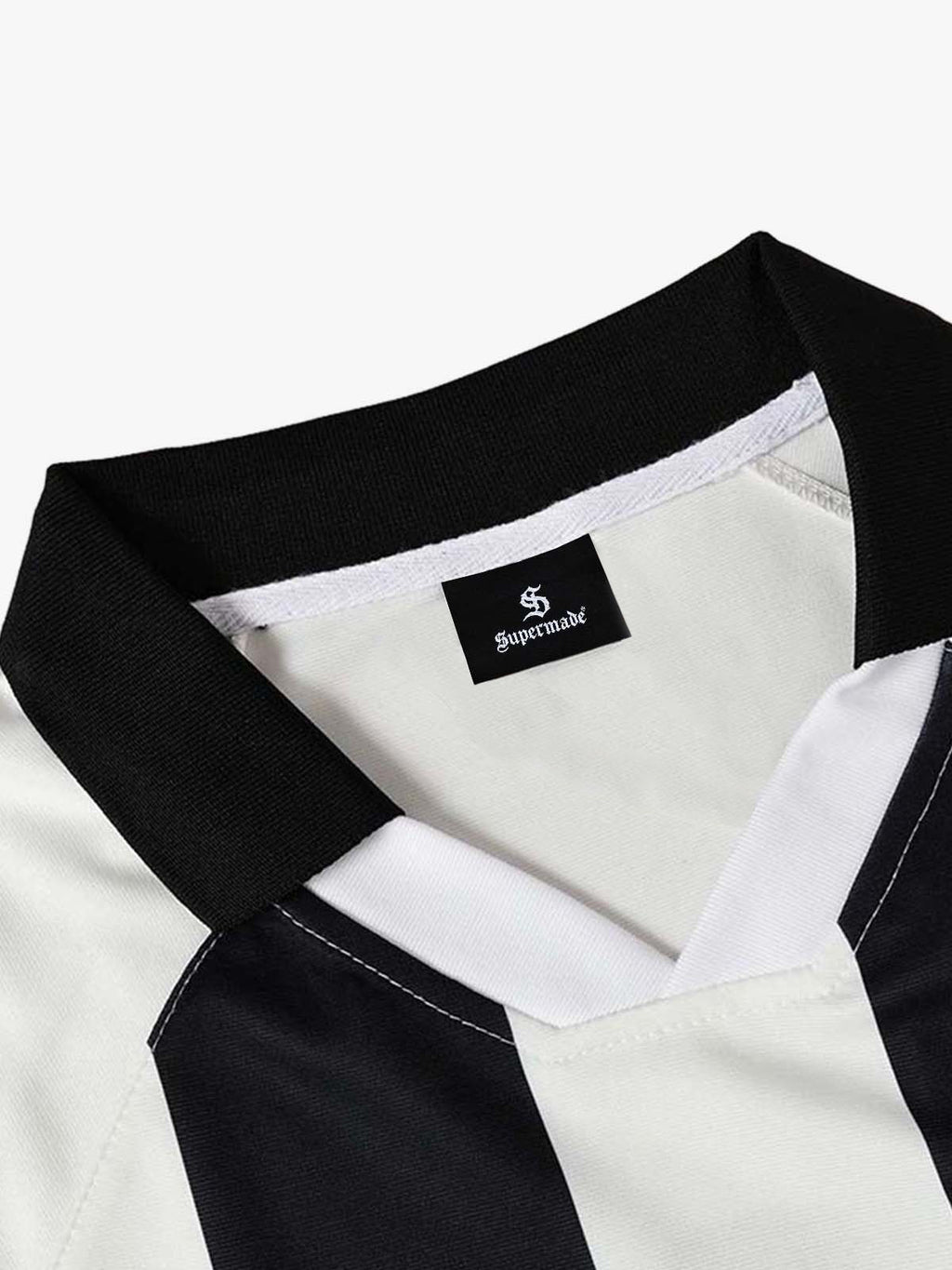 Retro Blokecore Graphic Print Soccer Jersey