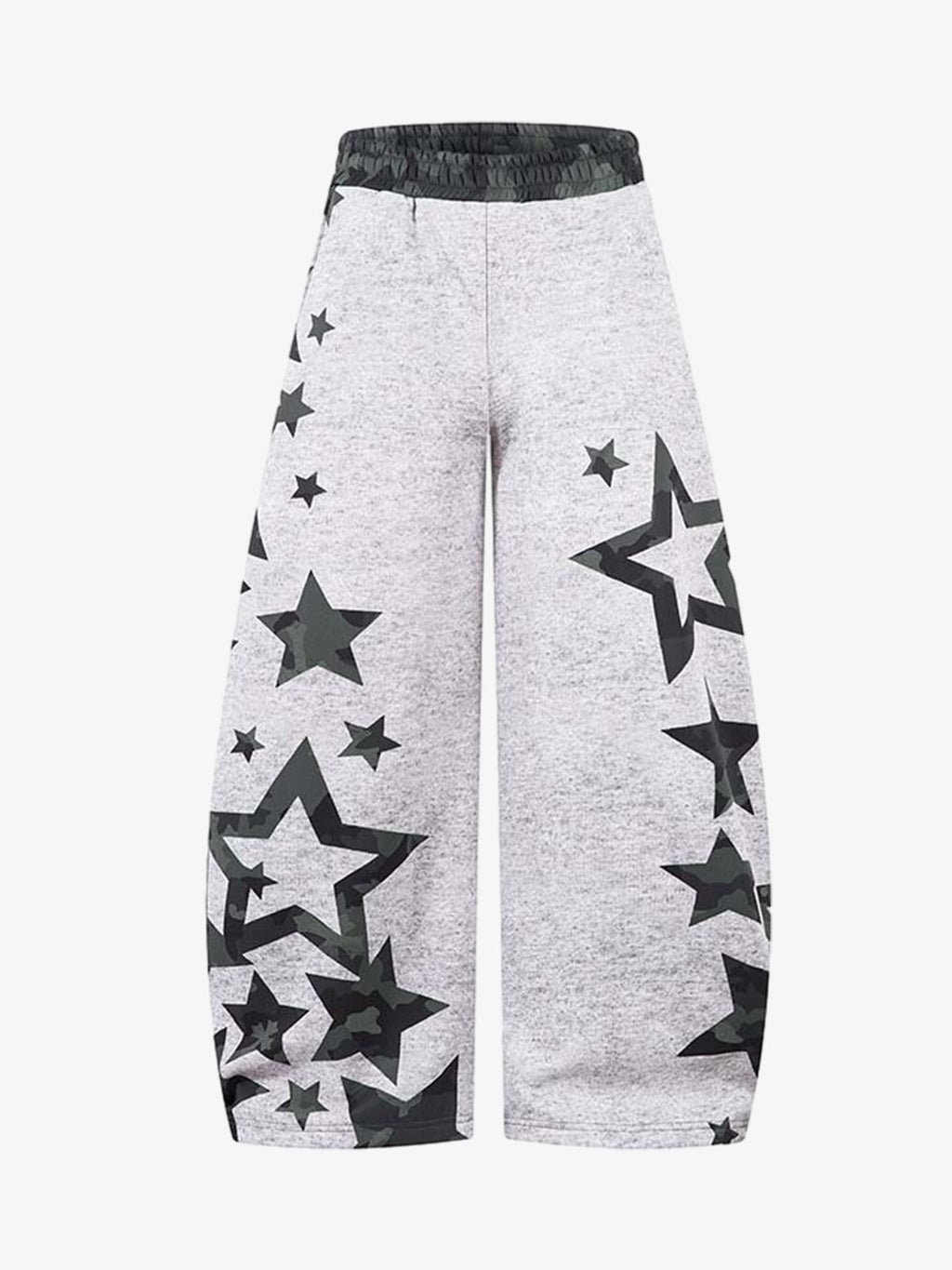 Camouflage Reversible Star Print Sweatpants