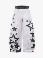Camouflage Reversible Star Print Sweatpants