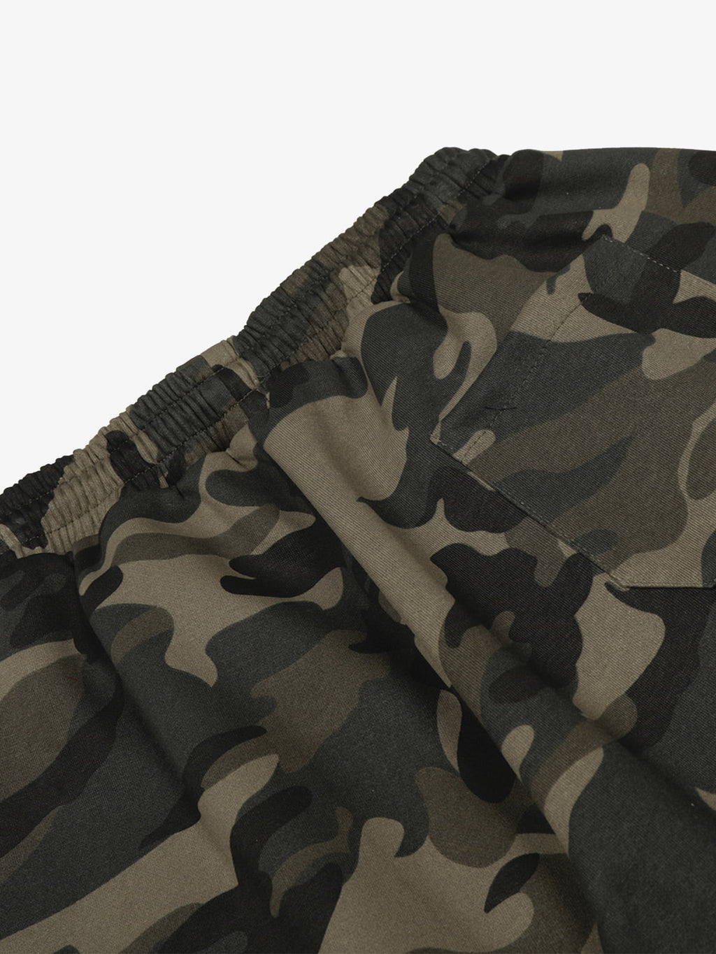 Retro Patchwork Embroidered Camouflage Barrel Pants - 2520