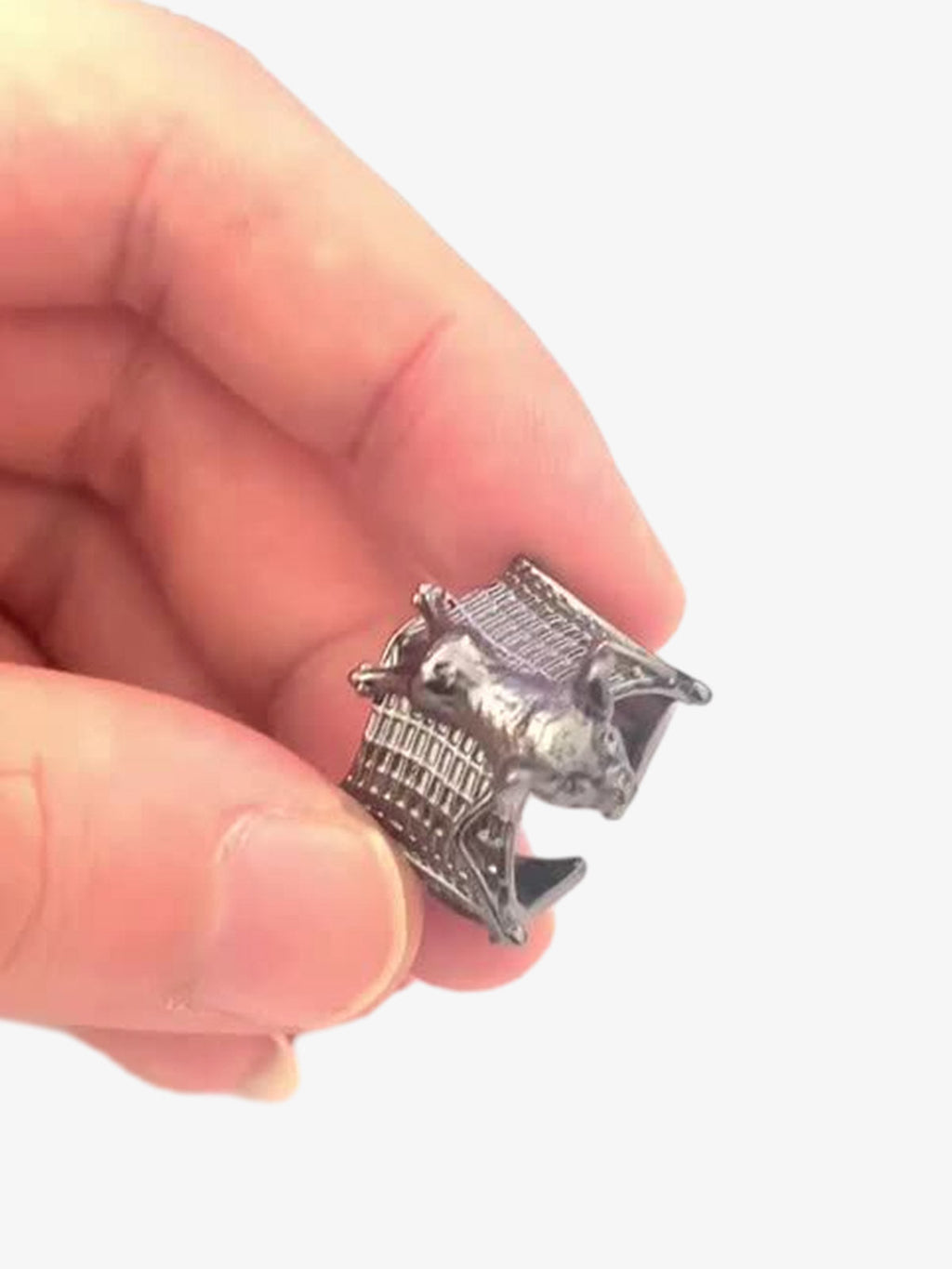 Gothic Bat Open Ring
