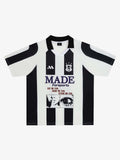 Retro Blokecore Graphic Print Soccer Jersey