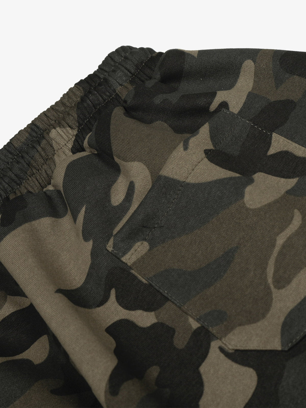 Retro Patchwork Embroidered Camouflage Barrel Pants - 2520