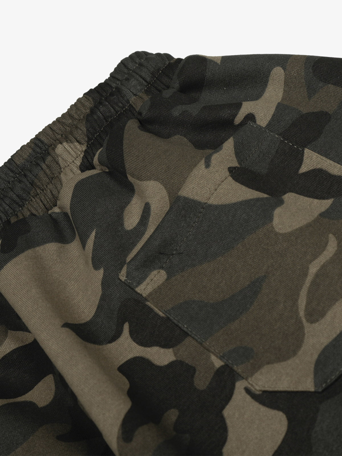 Retro Patchwork Embroidered Camouflage Barrel Pants - 2520