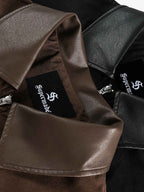 Retro Panelled Utility Multi Pocket Zip Up Bomber Jacket