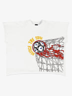 Goal Shot Splatter Soccer Graphic Sleeveless T-Shirt