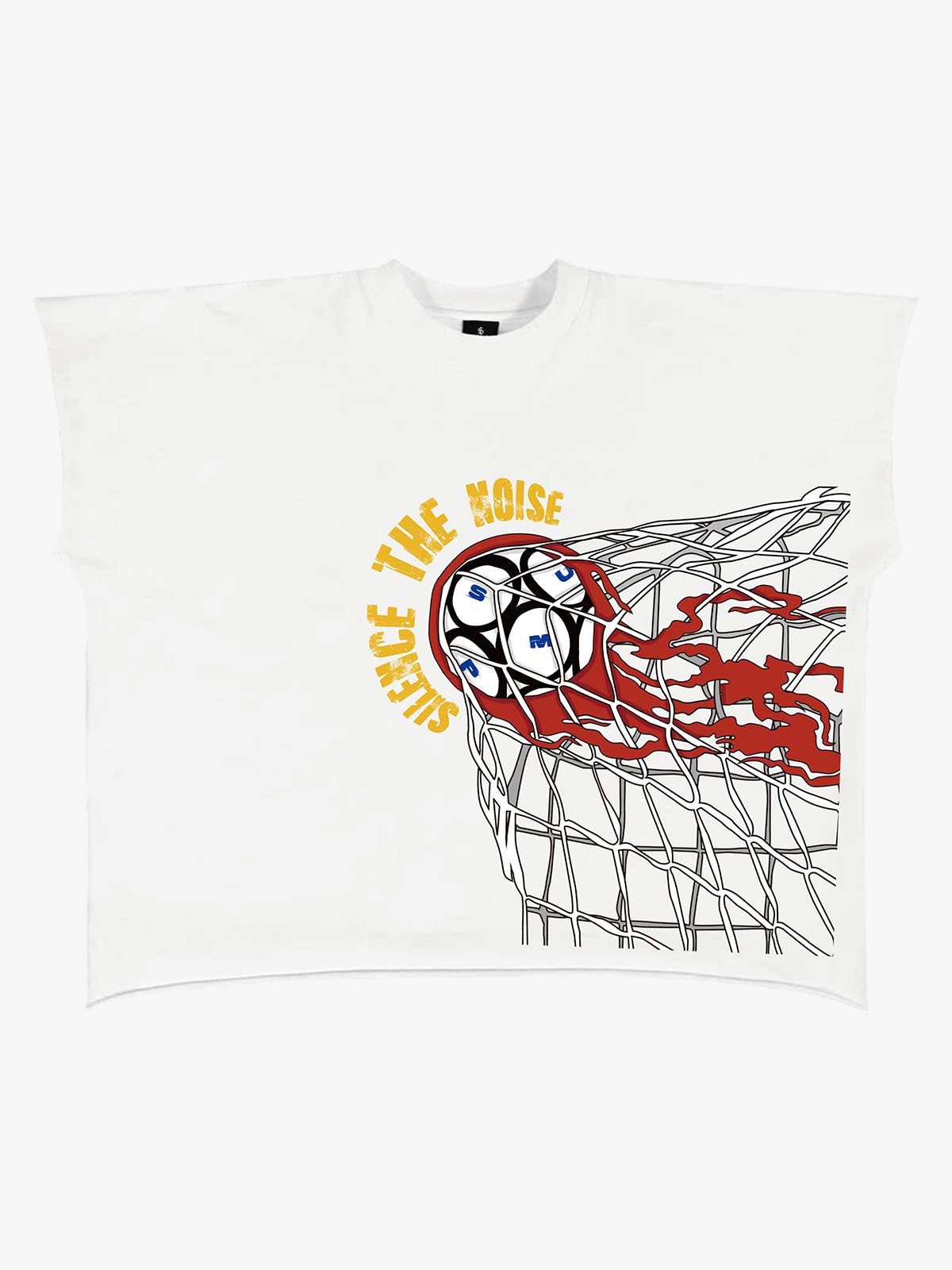 Goal Shot Splatter Soccer Graphic Sleeveless T-Shirt
