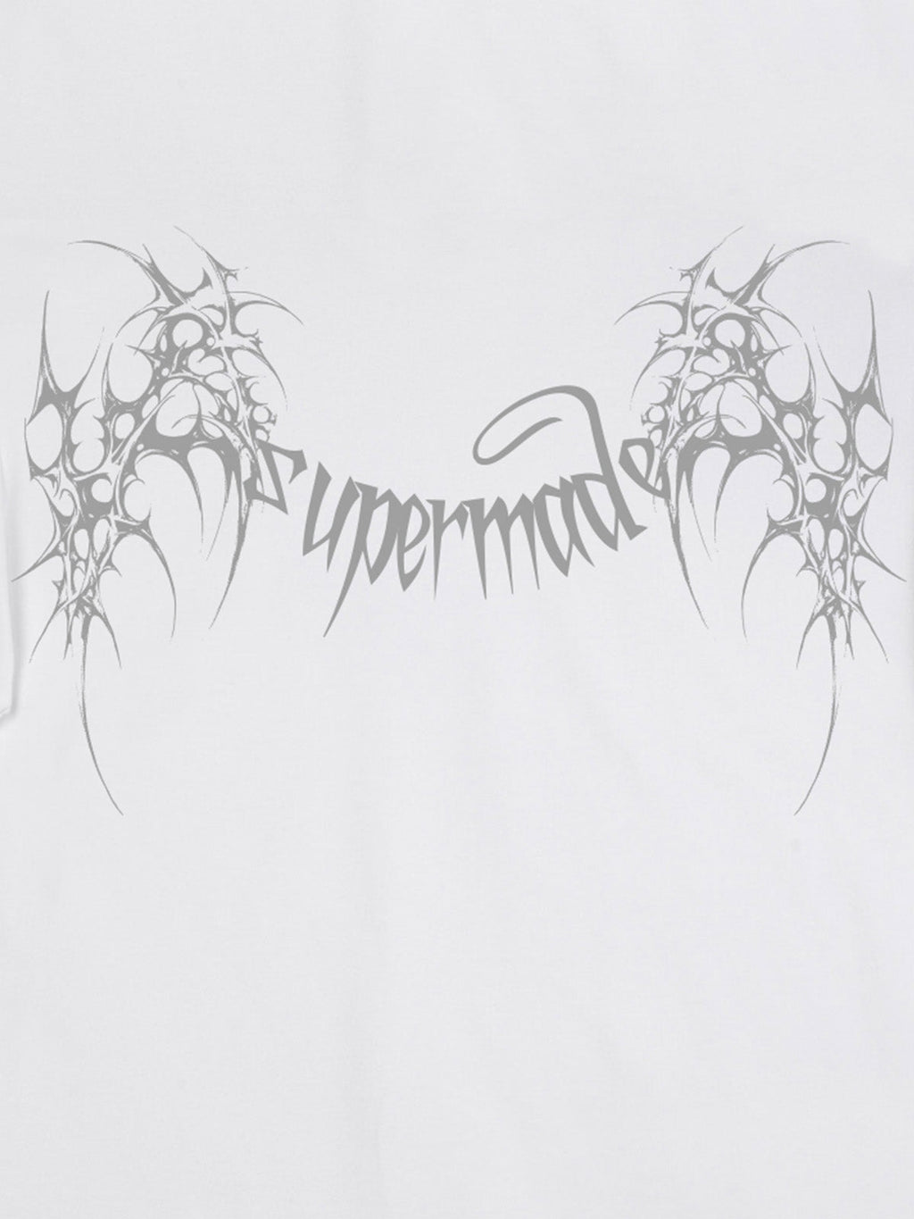 SUPM Gothic Sharp Letter Graphic T-Shirt
