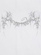 SUPM Gothic Sharp Letter Graphic T-Shirt