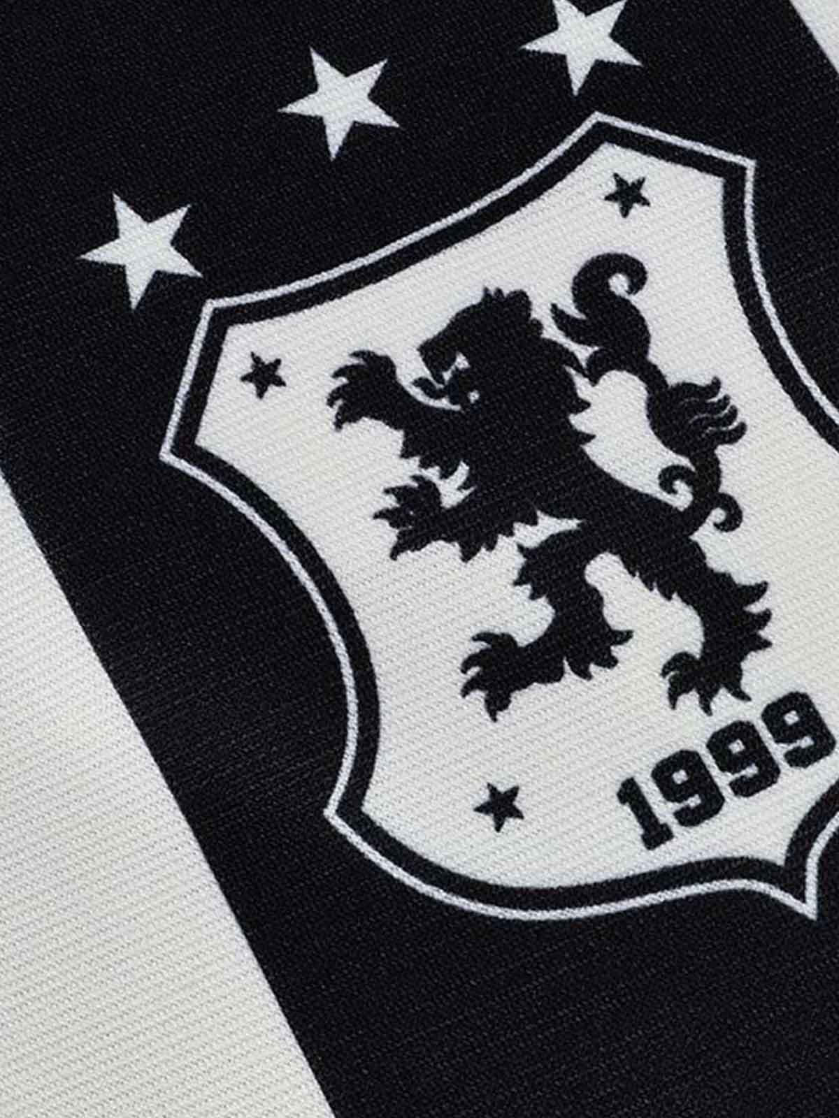 Retro Blokecore Graphic Print Soccer Jersey