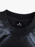 Retro Structured Panels T-Shirt